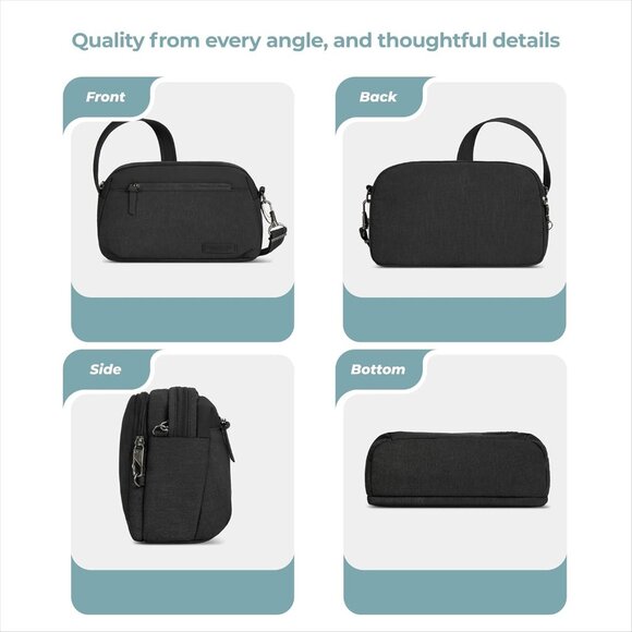 Lightweight Anti-Theft Metro Dome Crossbody - Perfect for Travel and Photography - Picture 6 of 13